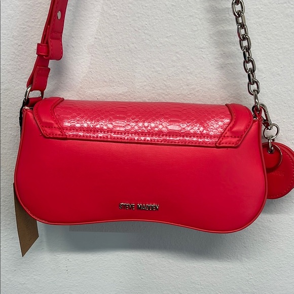 Steve Madden Pink Shoulder Bag with Chain Strap 💖 - Picture 9 of 16